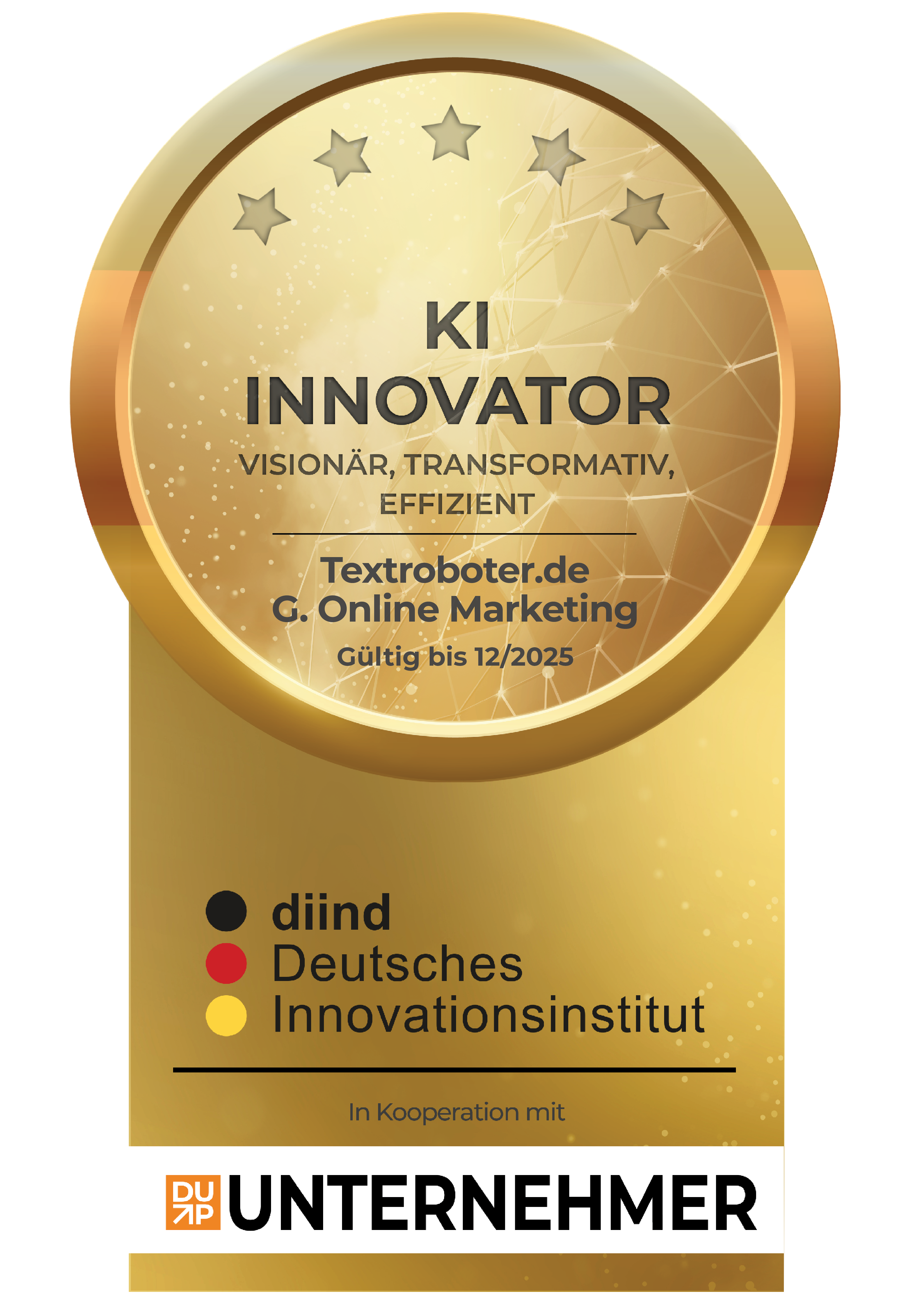 Qualitätssiegel KI-Innovator